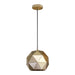 Terva Gold Copper White Black Lasercut Metal Ball Pendant Light 3 Sizes - Lighting.co.za