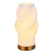 Alouette Brass Look and White Shade Table Lamp - Lighting.co.za