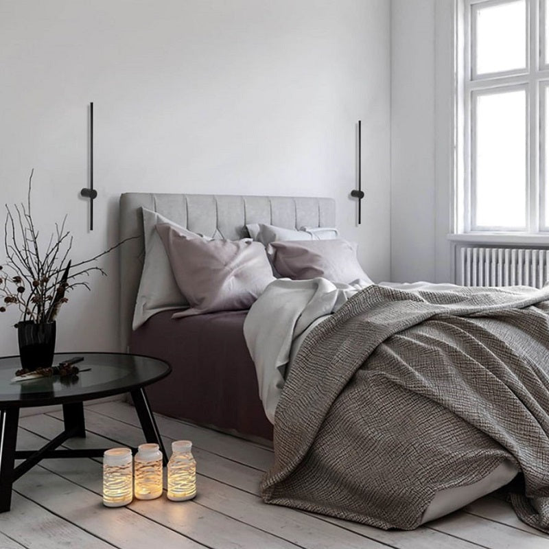 Dawn Black or White Slim LED Linear Wall Light - Lighting.co.za