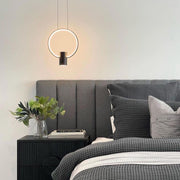 Sky Ring Black Or White LED Pendant Light 2 Sizes - Lighting.co.za