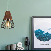 Luton Black And Copper Wire Cage Pendant Light - Lighting.co.za