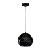 Terva Gold Copper White Black Lasercut Metal Ball Pendant Light 3 Sizes - Lighting.co.za