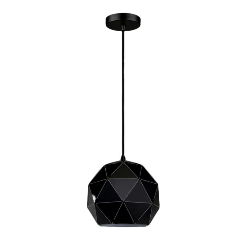 Terva Gold Copper White Black Lasercut Metal Ball Pendant Light 3 Sizes - Lighting.co.za