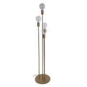 Atom Black | Gold 4 Light Multi Level Floor Lamp - Lighting.co.za