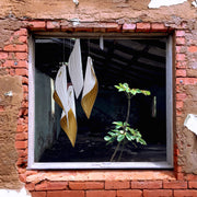 Blade Leaf Leather Pendant Light 3 Sizes - Lighting.co.za