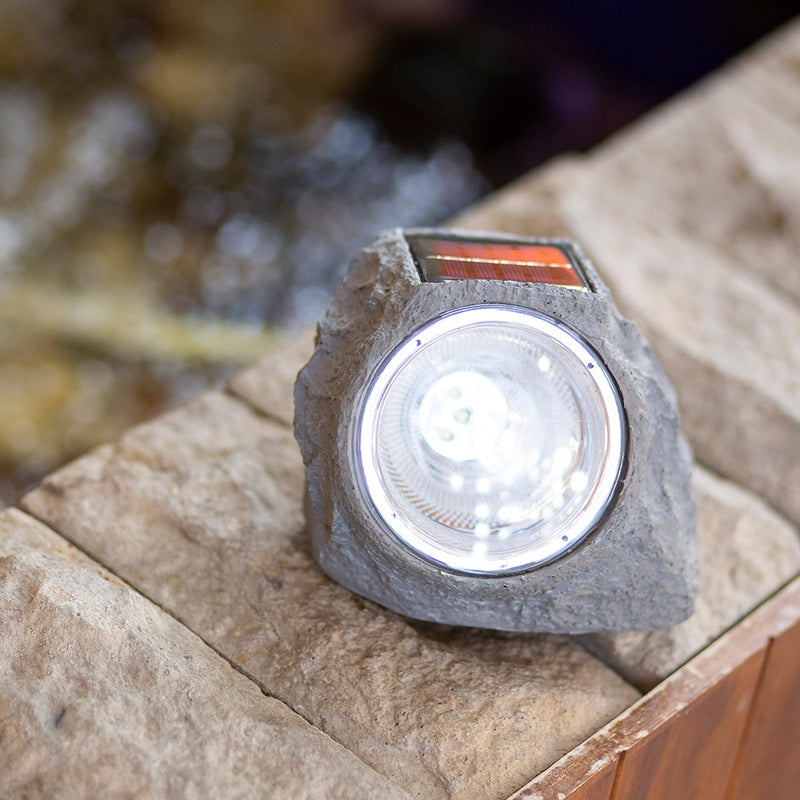Pond Rock LED Solar Outdoor Light - Lighting.co.za