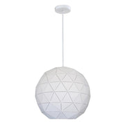 Terva Gold Copper White Black Lasercut Metal Ball Pendant Light 3 Sizes - Lighting.co.za