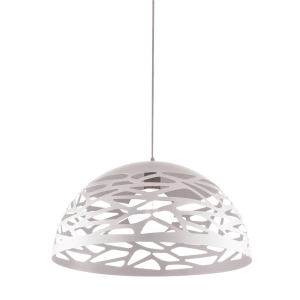 Floro White Facet Dome Pendant Light - Lighting.co.za
