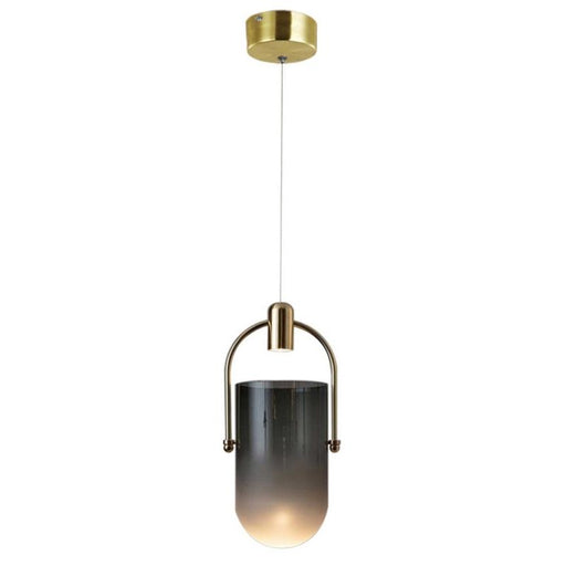 Ice Gold and Smoke Glass LED Pendant Light - Lighting.co.za