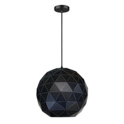 Terva Gold Copper White Black Lasercut Metal Ball Pendant Light 3 Sizes - Lighting.co.za