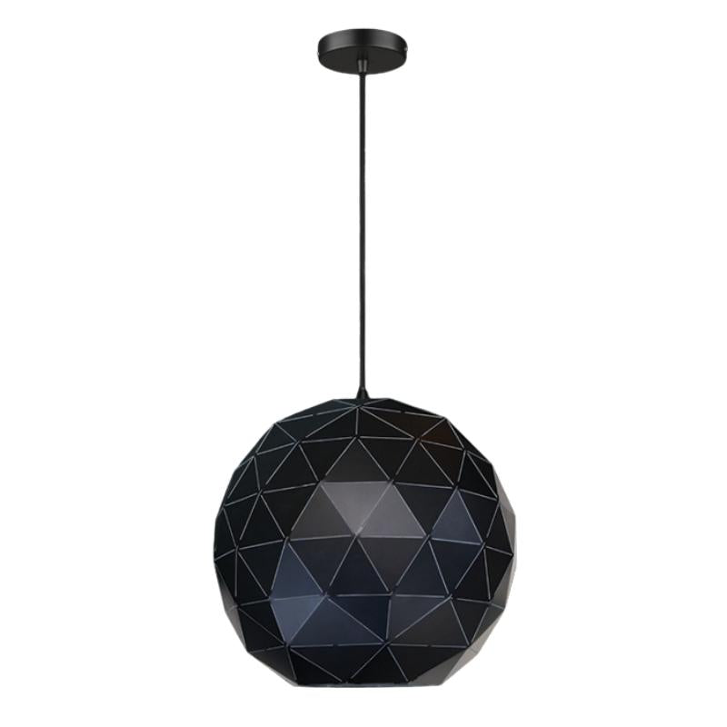 Terva Gold Copper White Black Lasercut Metal Ball Pendant Light 3 Sizes - Lighting.co.za