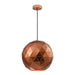 Terva Gold Copper White Black Lasercut Metal Ball Pendant Light 3 Sizes - Lighting.co.za