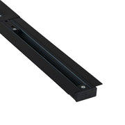 Pulse 2M RECESSED Track 3 Wire Track with Powerfeed - Black Or White - Lighting.co.za