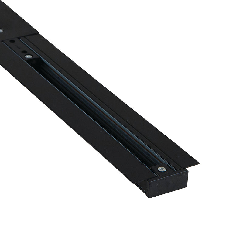 Pulse 2M RECESSED Track 3 Wire Track with Powerfeed - Black Or White - Lighting.co.za