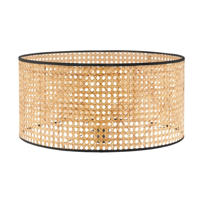 Cape Lux Rattan Cane Drum Shade Only 2 Options - Lighting.co.za