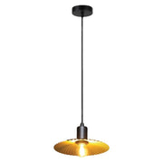 Shell Round Gold Disk Pendant Light 2 Sizes - Lighting.co.za