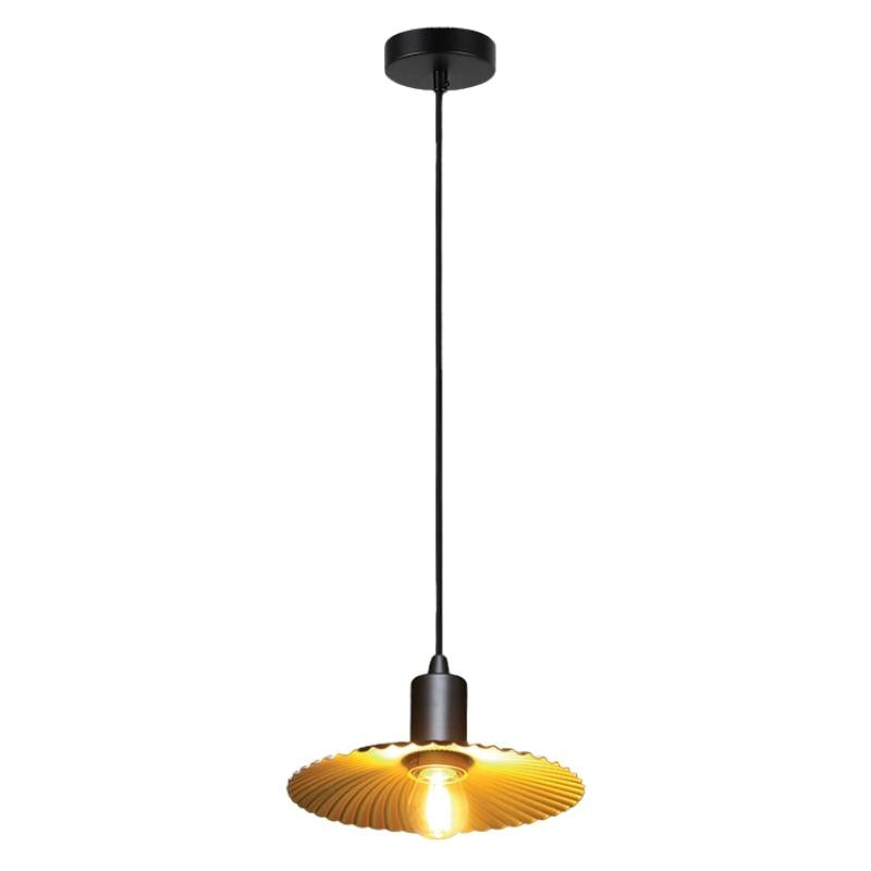 Shell Round Gold Disk Pendant Light 2 Sizes - Lighting.co.za