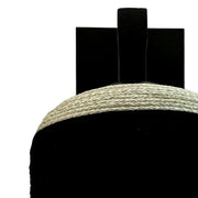 Mungo Black and Woven Rope Wall Light - Lighting.co.za