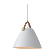 Holly Copper | Silver | Black | White Nordic Leather Strap Pendant Light 2 Sizes - Lighting.co.za