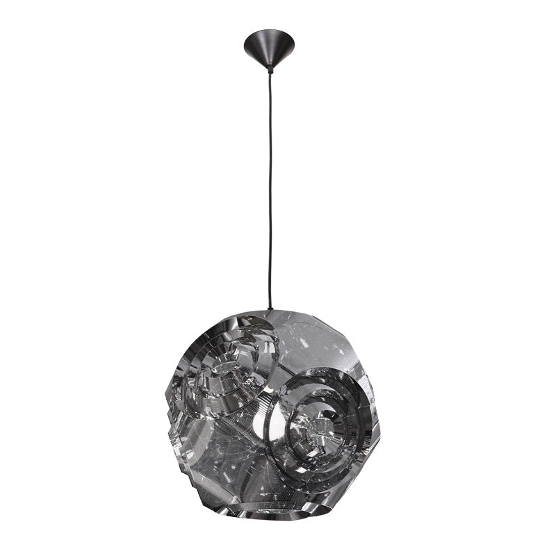 Mood Chrome or Gold Mesh Pendant Light 2 Sizes - Lighting.co.za