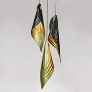 Blade Leaf Leather Pendant Light 3 Sizes - Lighting.co.za