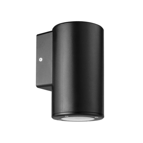 Alcor Round GU10 Down Facing Black or White Spazio Outdoor Wall Light - Lighting.co.za