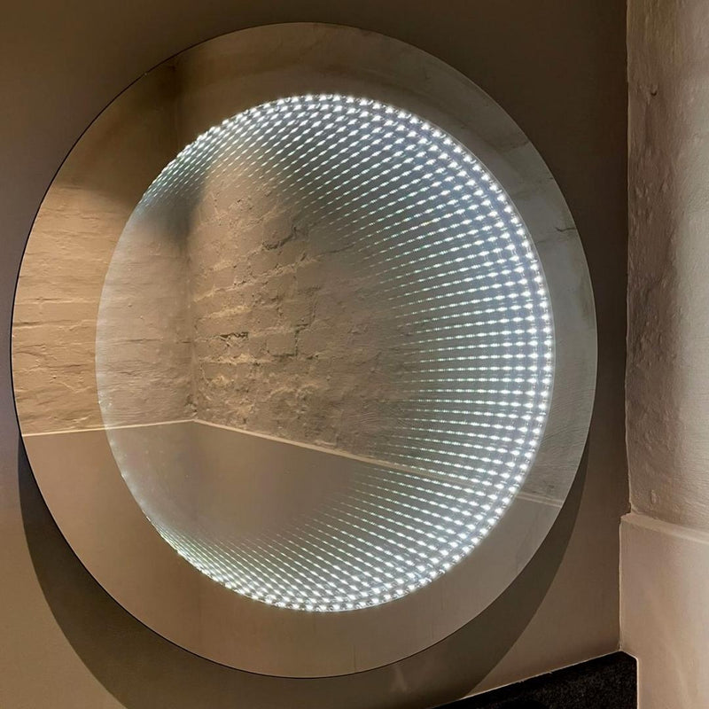 Infinity Round LED Bathroom Mirror Wall Light - Lighting.co.za