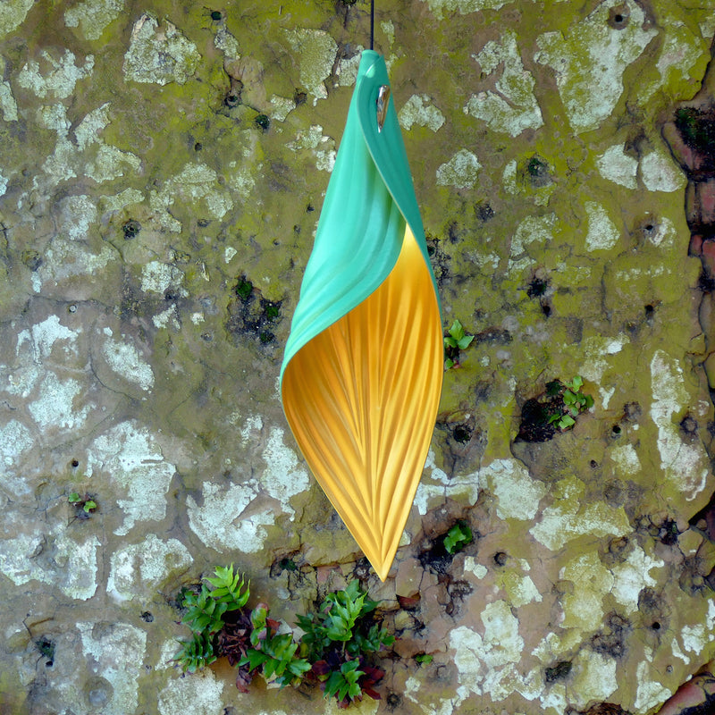 Blade Leaf Leather Pendant Light 3 Sizes - Lighting.co.za