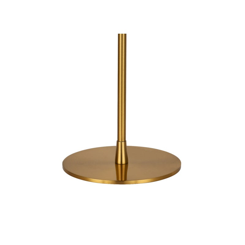 Helios Gold and Frosted Glass Sphere and Stem Table Lamp - Lighting.co.za