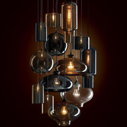 Lighthouse Bell Amber | Clear | Smoke Glass Pendant Light - Lighting.co.za