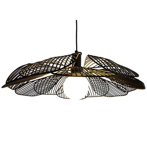 Petal Black | Gold | Copper Wire Pendant Light 2 Sizes - Lighting.co.za