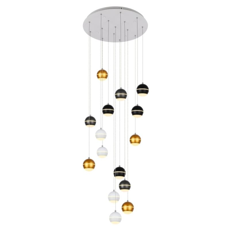 Cosmic 15 | 18 | 25 Light LED Cluster Pendant Light - Lighting.co.za