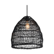 Odelia Natural or Black Rattan Pendant Light - Lighting.co.za