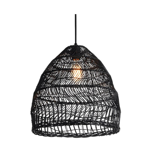 Odelia Natural or Black Rattan Pendant Light - Hanging Lights - Lighting.co.za