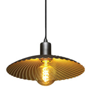 Shell Round Gold Disk Pendant Light 2 Sizes - Lighting.co.za