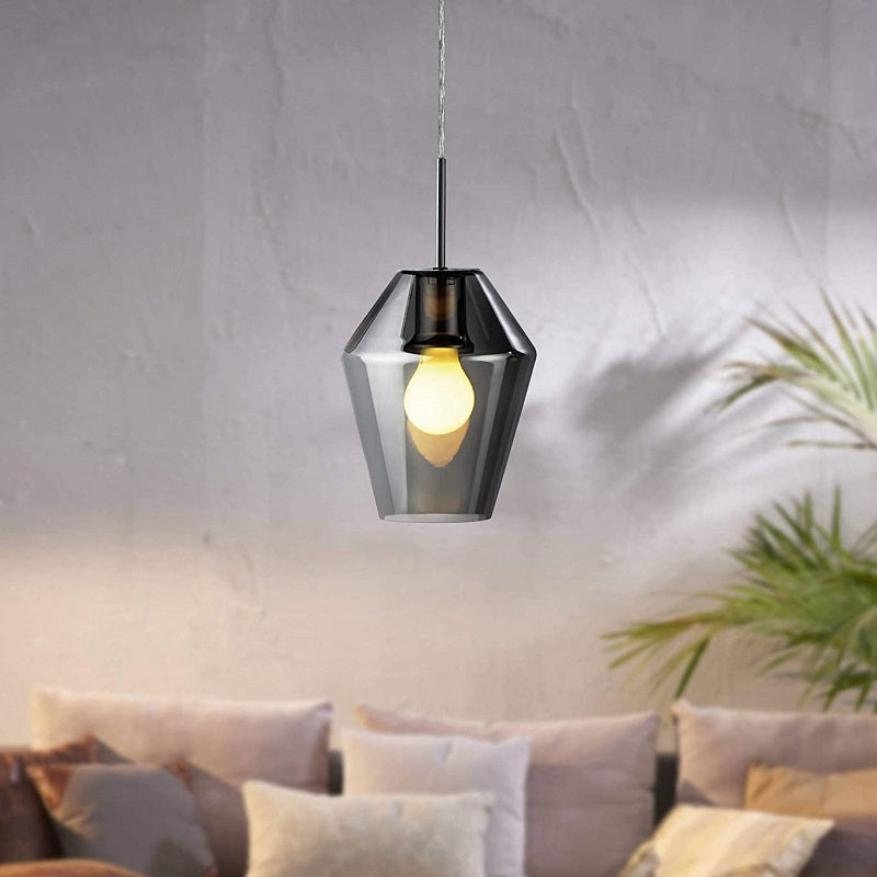 Murmillo 3L Smoke Glass and Chrome Cluster Pendant Light - Lighting.co.za