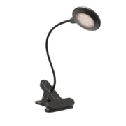 Paddle Pop LED White Or Black Clip On Desk Lamp 3000K Warm White - Lighting.co.za