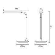 Flex Black or White LED Desk Lamp - Lighting.co.za