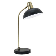 Palmer Brass Look and Black Desk Lamp - Lighting.co.za