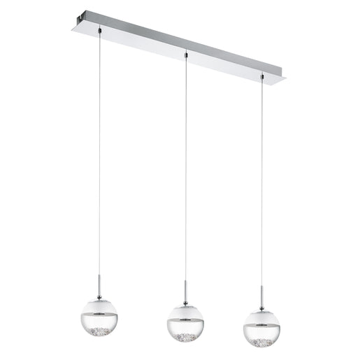 Montefio White and Clear Glass 1 | 3 Light LED Pendant Light - Lighting.co.za