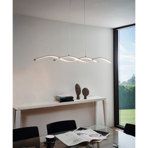 Lasana2 Chrome LED Linear Pendant Light - Lighting.co.za