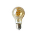 E27 A60 LED Spiral Filament 4W 2200K Amber Bulb Dim S - Lighting.co.za