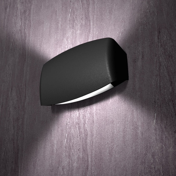 Fumagalli Abram CTC LED Black Outdoor Wall Light - Lighting.co.za