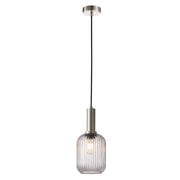 Athina Clear | Amber | Smoke Cut Glass Pendant Light - Lighting.co.za