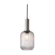 Athina Clear | Amber | Smoke Cut Glass Pendant Light - Lighting.co.za