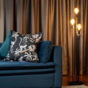 Atom Black | Gold 4 Light Multi Level Floor Lamp - Lighting.co.za