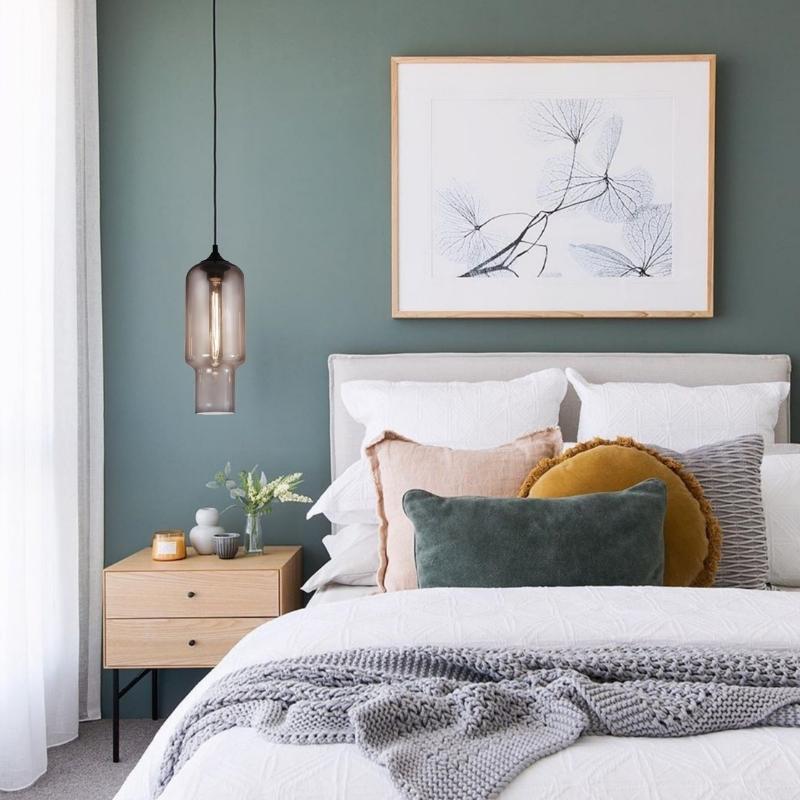 Alba Lighthouse Tall Amber | Smoke Glass Pendant Light - Lighting.co.za