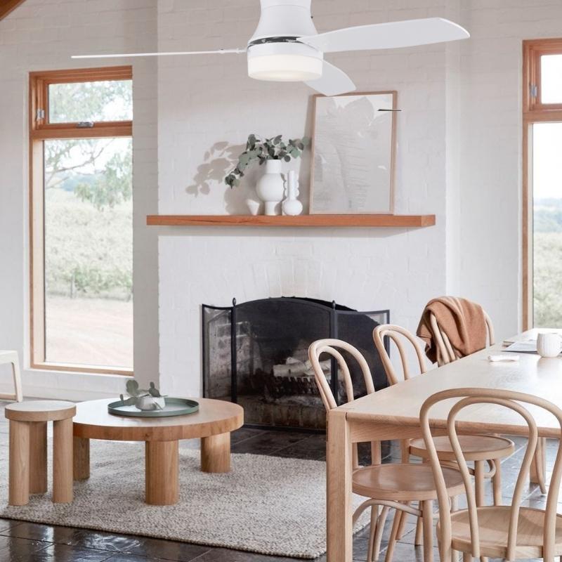 Calypso White 3 Blade Ceiling Fan - Lighting.co.za