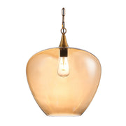 Apple Amber | Smoke Glass Pendant Light 2 Sizes - Lighting.co.za