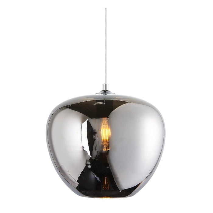Apple Amber | Smoke Glass Pendant Light 2 Sizes - Lighting.co.za